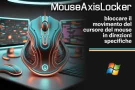 MouseAxisLocker: blocca il movimento del cursore del mouse in direzioni specifiche 