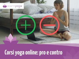 Corsi yoga online: pro e contro