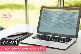  Edit Pad: un comodo blocco note online 