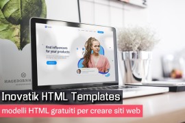 Inovatik HTML Templates: modelli HTML gratuiti per creare siti web