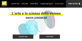NIKON LENSWEAR è online con il nuovo sito