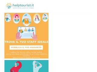 Screenshot sito: Helptourist.it