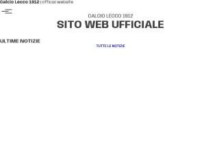 Screenshot sito: Lecco