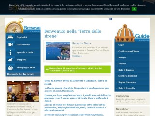 Screenshot sito: Sorrento Online
