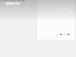 Screenshot sito: Peer.tv