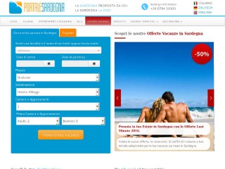 Screenshot sito: Portale Sardegna