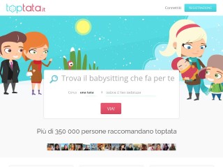 Screenshot sito: Toptata