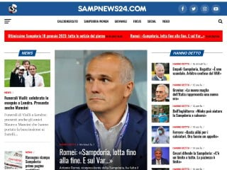 Screenshot sito: Sampnews24.com
