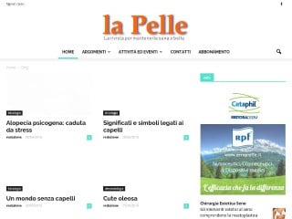 Screenshot sito: La Pelle