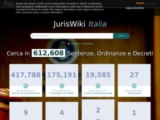Screenshot sito: Juriswiki.it