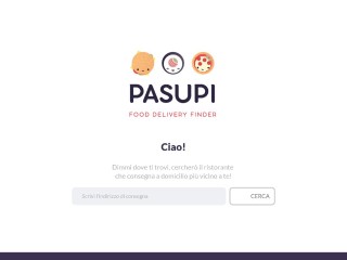 Screenshot sito: Pasupi