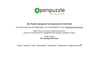 Screenshot sito: Openpuzzle