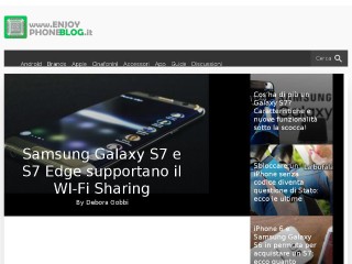 Screenshot sito: EnjoyPhoneBlog.it