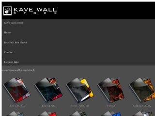 Screenshot sito: Kave Wall Stock
