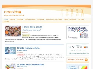 Screenshot sito: Obesita.it
