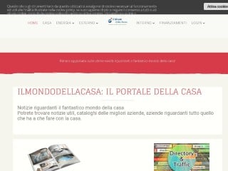 Screenshot sito: Il Mondo Della Casa