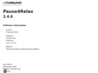 Screenshot sito: Pause4relax