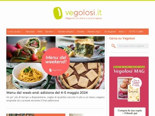 Screenshot sito: Vegolosi.it