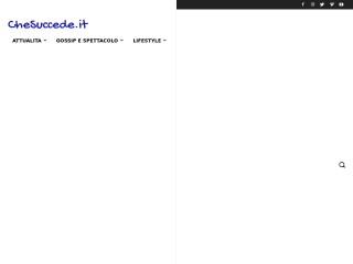 Screenshot sito: Chesuccede.it