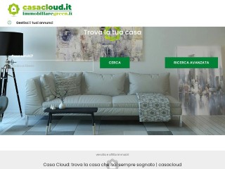 Screenshot sito: Casa Cloud