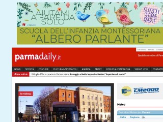Screenshot sito: Parmadaily