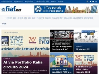Screenshot sito: Federazione Italiana Associazioni Fotografiche