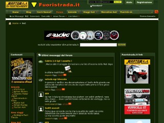 Screenshot sito: Fuoristrada.it