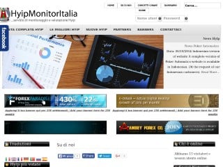 Screenshot sito: HyipMonitorItalia