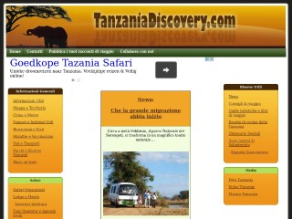 Screenshot sito: TanzaniaDiscovery.com