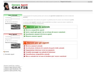 Screenshot sito: CercareAgenti.it