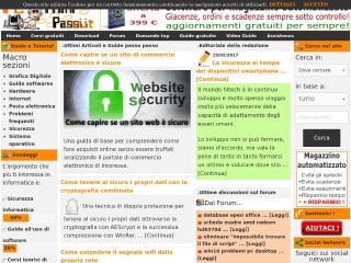 Screenshot sito: Pcprimipassi.it