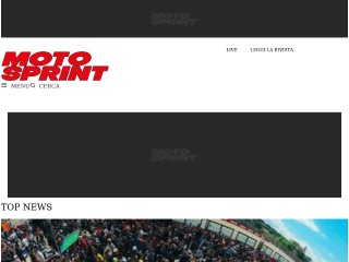 Screenshot sito: Motosprint