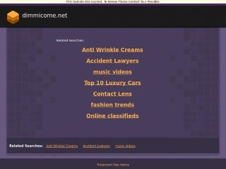 Screenshot sito: Dimmicome.net