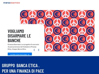 Screenshot sito: Finanza Disarmata