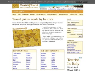 Screenshot sito: Tourist 4 Tourist