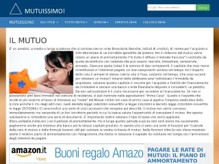 Screenshot sito: Mutuissimo.it