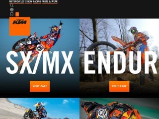 Screenshot sito: KTM Factory Racing