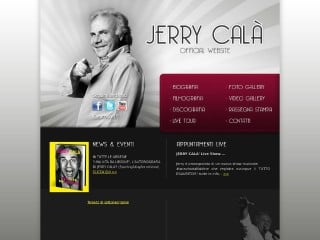Screenshot sito: Jerry Cala