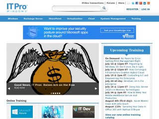 Screenshot sito: Windows It Pro