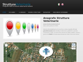 Screenshot sito: StruttureVeterinarie.it