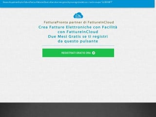 Screenshot sito: FatturaPronta.it