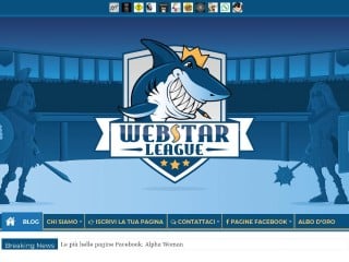 Screenshot sito: Webstar League