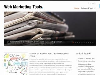 Screenshot sito: Web Marketing Tools 