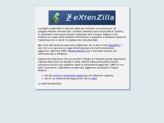 Screenshot sito: EXtenZilla