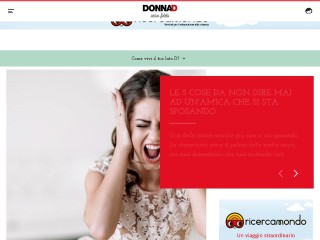 Screenshot sito: DonnaD