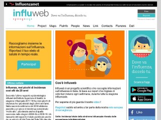 Screenshot sito: Influweb.it