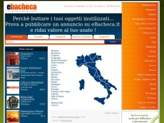 Screenshot sito: Ebacheca.it