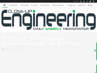 Screenshot sito: EnergyCue