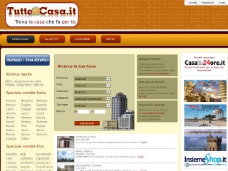 Screenshot sito: TuttoCasa