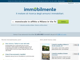 Screenshot sito: Immobilmente.com